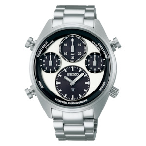 Seiko: SFJ001P Seiko Prospex Speedtimer Panda Solar Chronograph Watch