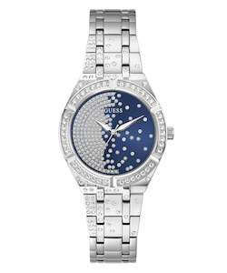 Guess GW0312L1 Ladies Afterglow Silver Tone Stainless Steel Watch