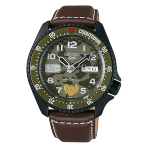 Seiko Sports: SRPF21K1 SEIKO 5 Sports Limited Edition Street Fighter V Guile Watch