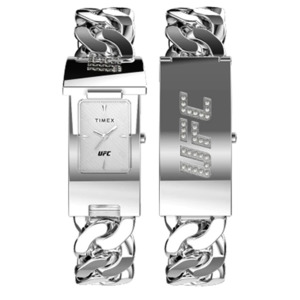 Timex X Ufc: Timex x UFC Championship ID Bracelet Watch Silver TW2V55600