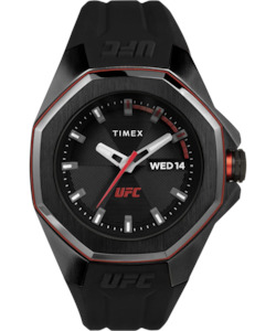 Timex x UFC Pro Black Dial / Black Silicone TW2V57300 Watch