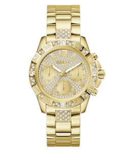 Guess Watches: Guess GW0771l2 Gold Tone Majesty Link Watch