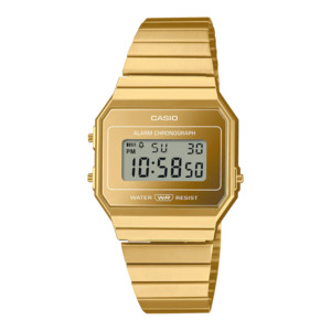 Casio: A700WEVG-9A CASIO Vintage Digital Gold Watch