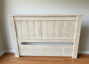 Ballman Queen Headboard - White Wash