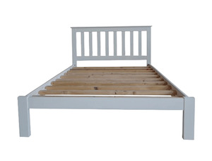 Bed Frames Base: Classic King Single Bed White