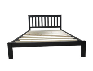 Bed Frames Base: Classic Double Bed Black