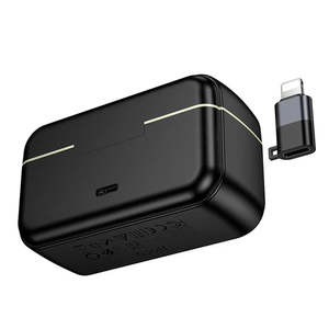 Dual Wireless Digital Microphone w/ USB-C Connector + Lightning Adaptor, ENC Noi&hellip;