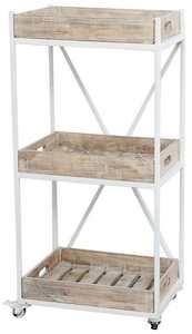 Furniture: Kitchen Trolley-White