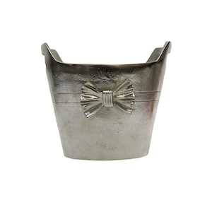Furniture: Champagne Bucket Silver Bow Oval