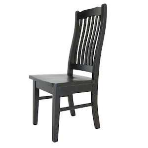 Dining: Pine Dining Chair - Black