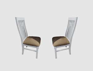 Dining Table: Ashland Dining Chairs Set of 2- FABRIC PAD
