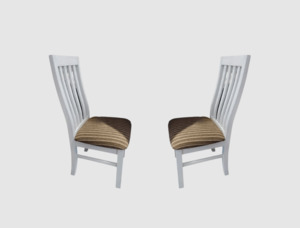 Dining Table: Ashland Dining Chairs Set of 2- FABRIC PAD