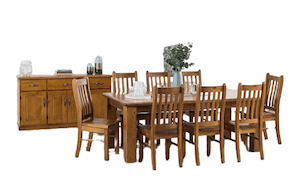 Dining Set: Felton Dining Suite - 1800-8 Seater
