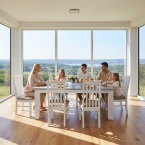 Dining Set: Ashland Dining Suite - 6 Seater