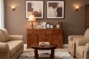 Buffet Table Sideboard: Felton 4 Door 3 Drawer Buffet Table