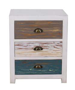 Bedside Table: Bedside Cabinet - Recycled Fir