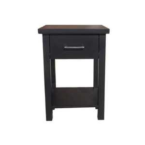 Bedside Table: Helen Bedside Table Black