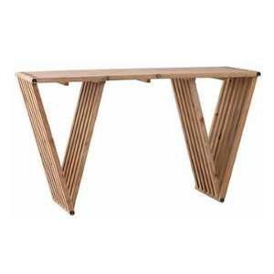 Hall Table: Morocco Hall Table II - Reclaimed Elm