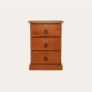 Bedside Table: Susan 3 Drawer Bedside
