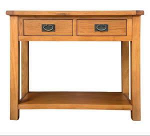 Hall Table: Oak Console Table