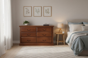 Dressing Table Lowboy: Marina 6 Drawer Dressing Table | Lowboy