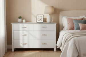 Dressing Table Lowboy: Patty 6 Drawer Dressing Table | Lowboy
