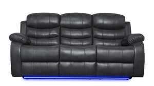 Armchair Occasional Chair: Gavin Manual Recliner 3 Seater Sofa with Console