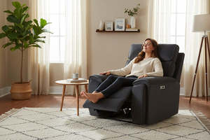 Armchair Occasional Chair: Ashleigh Electric Recliner Armchair