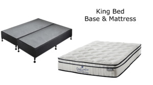 Bedroom Sets: King Bed | Base & Mattress