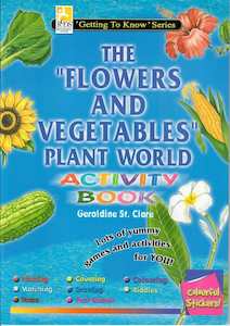 Home Garden: The Flowers and Vegetables Activity Book - Set of 5