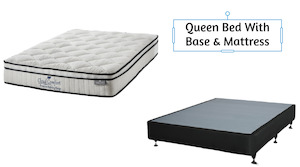 Queen Bed | Base & Mattress