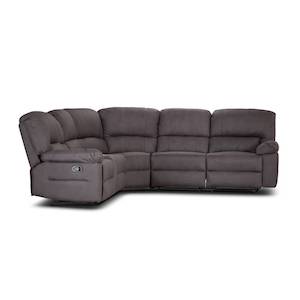 Robert Large Corner Recliner Suite - Coffee