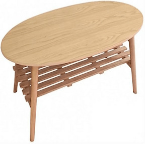 Coffee Table: Sally Oak Coffee Table - Natural