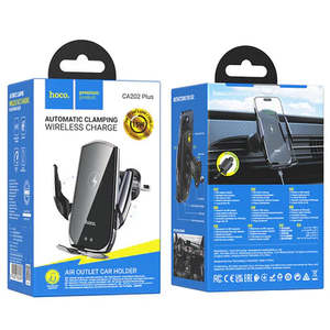 15W Automatic Clamping Wireless Charging Air Vent Car Mount