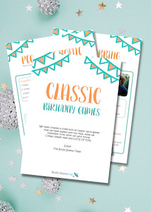 Printables: Birthday Party Games