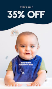 Kids: Extra Absorbent Bib - Baby and Toddler/Child