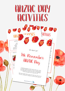 Printables: ANZAC Day Activities