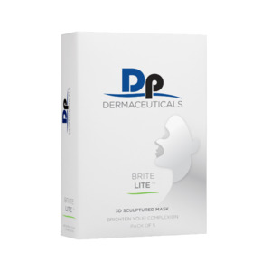 Dp Dermaceuticals Brite Lite 3D Sculptured Mask 5pk