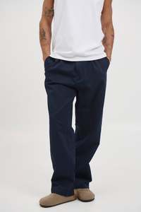 Mens Pants: Santiago Relaxed Pant Navy