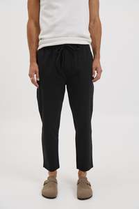 Mens Pants: Locky Straight Pant Black