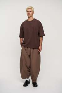 Mens Tees: 230G Cotton Premium Tee Choc