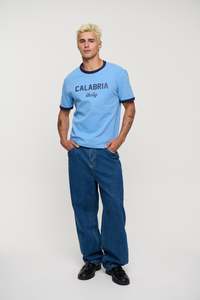 Mens Tees: Charlie Ringer Tee Calabria