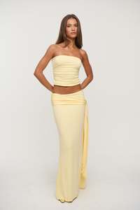 Womens Skirts: Winslet Maxi Skirt Lemon