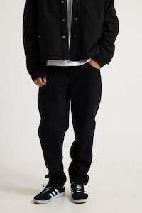 Mens Denim: Shaun Regular Classic Denim Black