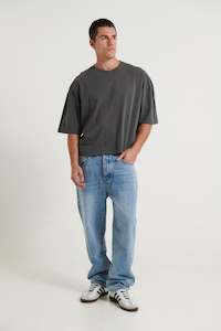 Mens Denim: Joshua Straight Leg Denim Blue