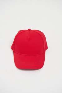 Mens Headwear: Classic Cap Red