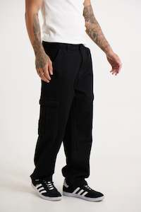 Mens Back In Stock: Ryder Baggy Pants Black