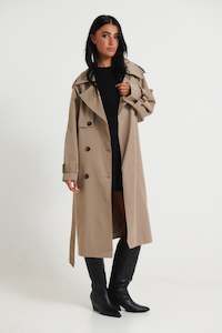 Lia Trench Mocha