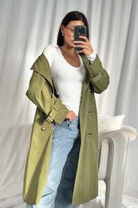 Lia: Lia Trench Khaki