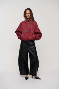 Womens Jackets Coats: Ibiza Windbreaker Burgundy